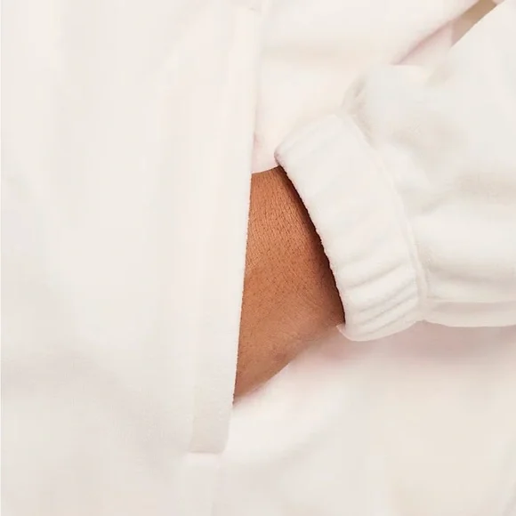 Nike Therma-FIT One Women's Oversized Full-Zip Fleece Hoodie (Plus) Ivory NWT - Picture 6 of 12